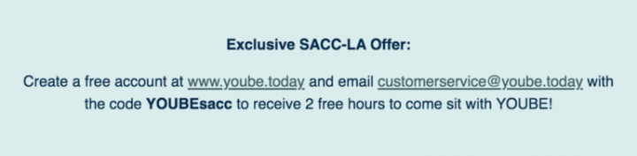 Exclusive SACC-LA Offer